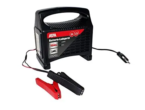 Produktbild: APA 16625 Batterie-Ladegerät, für Bleibatterien, 2-stufig, automatische Sicherung, 12V, 6A
