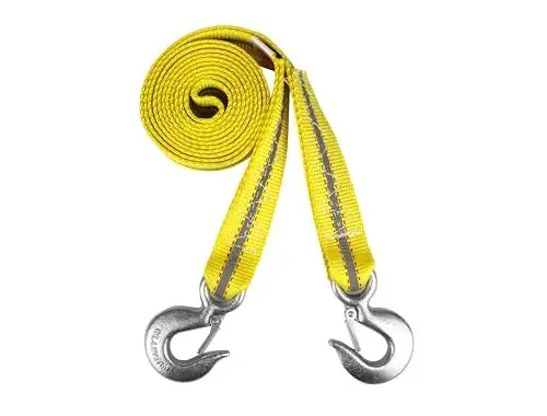Produktbild: APA 26051 Abschleppseil Pkw Profi-SCHLEPP, bis 6000 kg, mit Reflektorstreifen, strapazierfähig, mit Sicherheitsfahne, 4 m