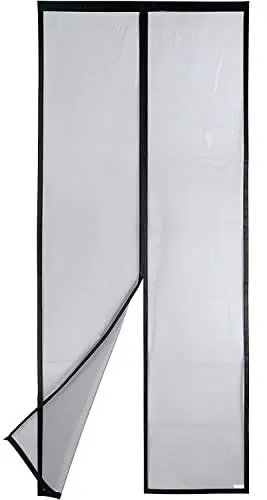Produktbild: Apalus VP Fliegengitter Tür, Magnet Insektenschutz Balkontür 100x210 cm, 2 x Langlebiger als der Apalus Klassiker, Katzenkrallen Sicher, Stärkere Magneten, 3.8 cm Breites Klettband, Nicht Kürzbar