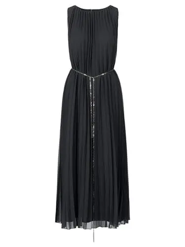 Produktbild: APART langes Plisseekleid mit Allover Sonnenplissee, schwarz, 38