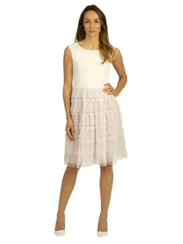 Produktbild: ApartFashion Damen Hochzeitskleid, Creme-Nude, Normal