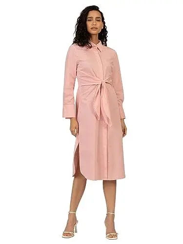 Produktbild: ApartFashion Damen Lässiges Business-Kleid, Creme-Koralle, 42
