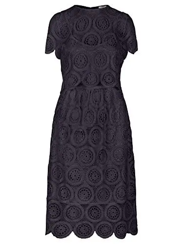 Produktbild: ApartFashion Damen Spitzenkleid Kleid, Navy, 38 EU