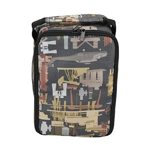 Produktbild: Apexare 4-lagige Angeltasche, Angeltasche aus Oxford-Stoff mit verstellbaren geteilten Schichten, Angeltasche mit großem Fassungsvermögen für Angelschnur, Rolle, Köder, Haken,