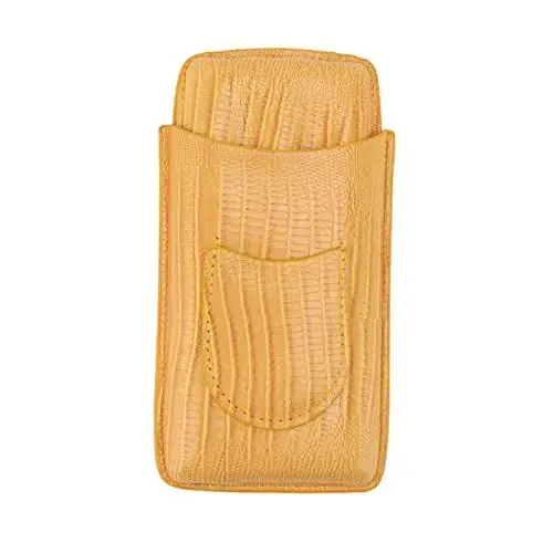 Produktbild: Apexare Leder-Zigarrenetui, wasserdichtes Kunstleder, tragbare 3-Finger-Zigarrenschachtel, Reise-Zigarren-Humidor-Etui-Box, Zigarrenetuis-Kit-Zubehör, für Outdoor-Geschäfte