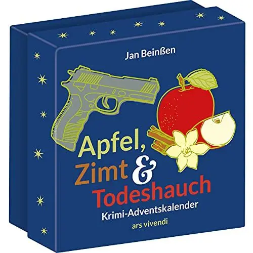 Produktbild: Apfel, Zimt und Todeshauch - Krimiadventskalender: Spannende Krimigeschichte für die Adventszeit - ein aufregender Fall mit 24 Karten zum Aufhängen.: Krimi-Adventskalender mit 24 Karten zum Aufhängen