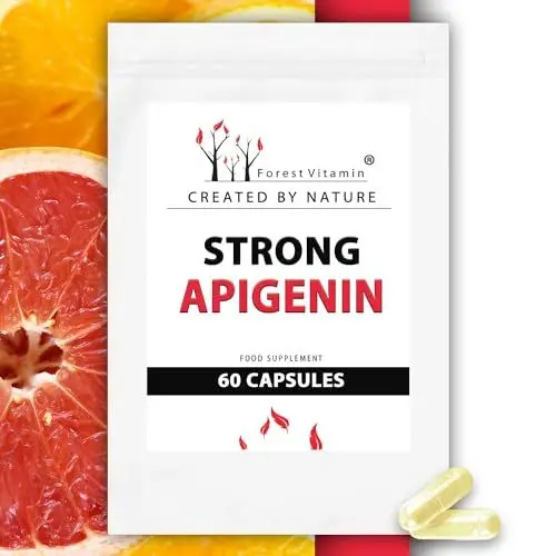 Produktbild: APIGENIN - Forest Vitamin - Apigenin 98% 100mg 60 Kapseln - (citrus grandis) - Gesundheit & Schönheit
