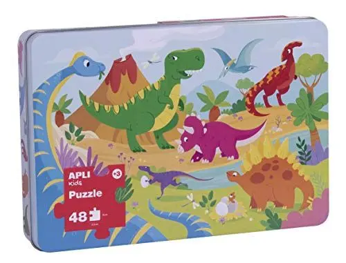 Produktbild: Apli Europe 17888 Dinosaurios Puzzle, 48 Teile, bunt