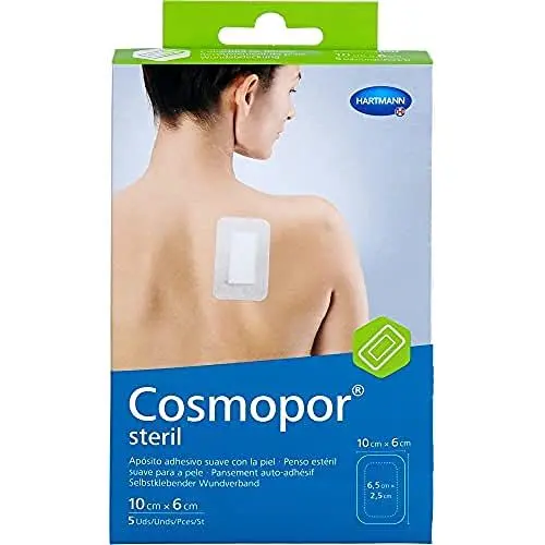 Produktbild: Aposito Cosmopor Steril 10X6Cm 5U