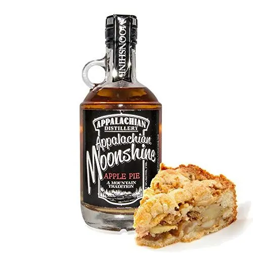 Produktbild: Appalachian Moonshine - Apple Pie. 35%Vol. - Echter handgefertigter Moonshine Whiskey aus West Virginia, USA.