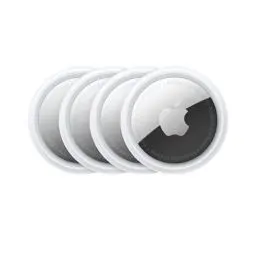 Produktbild: Apple AirTag 4er Pack - Finde und behalte Deine Sachen im Blick: Schlüssel, Geldbörsen, Gepäck, Rucksäcke und mehr. Einfaches Einrichten mit iPhone oder iPad. Austauschbare Batterie