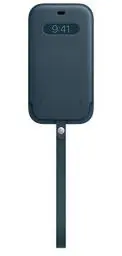 Produktbild: Apple Lederhülle mit MagSafe (für iPhone 12 Pro Max) - Baltischblau