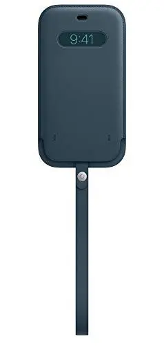 Produktbild: Apple Lederhülle mit MagSafe (für iPhone 12 Pro Max) - Baltischblau
