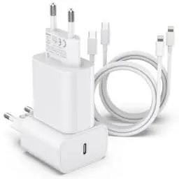 Produktbild: Apple MFi Certified 4er-Pack 25W Schnellladegerät, USB C Ladegerät mit iPhone 14 Ladekabel 2M,iPhone Netzteil,Netzstecker,schnellladekabel,Lightning Kabel für iPhone 14/13/12/11/XS Max/X/8P/iPad-Weiß