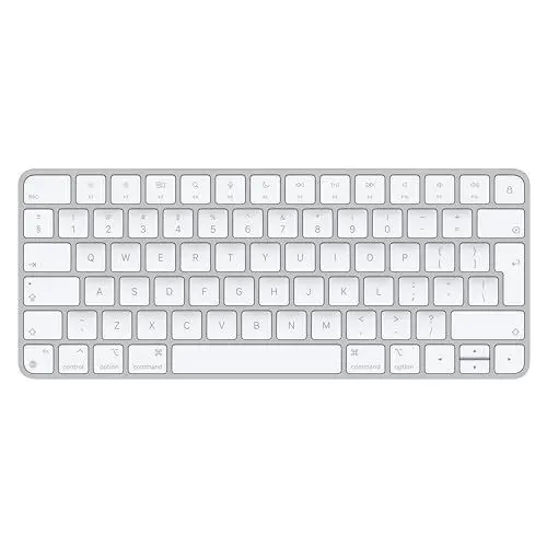 Produktbild: Apple Magic Keyboard: Bluetooth, wiederaufladbar. Kompatibel mit Mac, iPad oder iPhone·· Englisch (International), Silber
