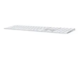 Produktbild: Apple Magic Keyboard mit Touch ID und Ziffernblock: Bluetooth, wiederaufladbar. Kompatibel mit Mac Computern mit Apple Chip·· Englisch (USA), Weiße Tasten