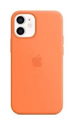 Produktbild: Apple Silikon Case mit MagSafe (für iPhone 12 Mini) - Kumquat - 5.4 Zoll