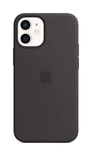 Produktbild: Apple Silikon Case mit MagSafe (für iPhone 12 Mini) - Schwarz - 5.4 Zoll
