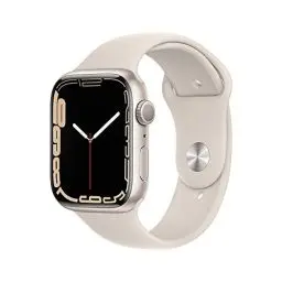 Produktbild: Apple Watch Series 7 (GPS, 45MM) Aluminiumgehäuse Polarstern mit Polarstern Sportarmband (Generalüberholt)
