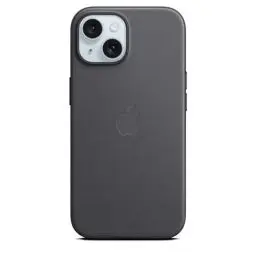 Produktbild: Apple iPhone 15 Feingewebe Case mit MagSafe – Schwarz ​​​​​​​