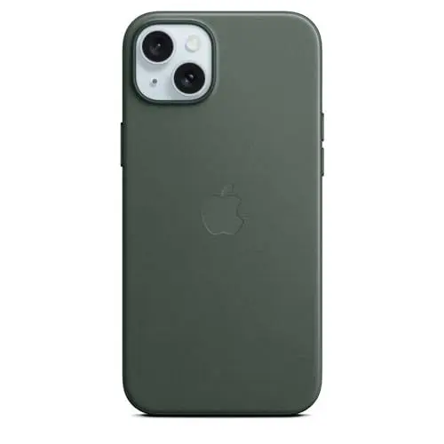Produktbild: Apple iPhone 15 Plus Feingewebe Case mit MagSafe – Immergrün ​​​​​​​