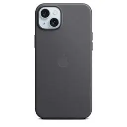 Produktbild: Apple iPhone 15 Plus Feingewebe Case mit MagSafe – Schwarz ​​​​​​​