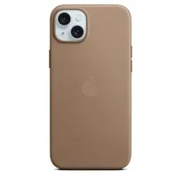 Produktbild: Apple iPhone 15 Plus Feingewebe Case mit MagSafe – Taupe ​​​​​​​
