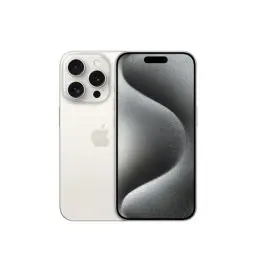 Produktbild: Apple iPhone 15 Pro (256 GB) - Titan Weiß