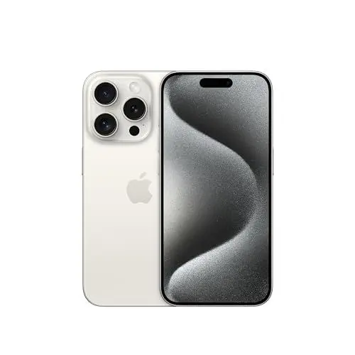 Produktbild: Apple iPhone 15 Pro (256 GB) - Titan Weiß