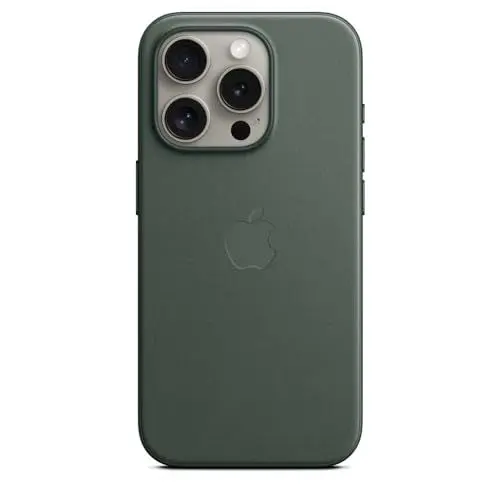 Produktbild: Apple iPhone 15 Pro Feingewebe Case mit MagSafe – Immergrün ​​​​​​​
