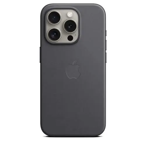 Produktbild: Apple iPhone 15 Pro Feingewebe Case mit MagSafe – Schwarz ​​​​​​​