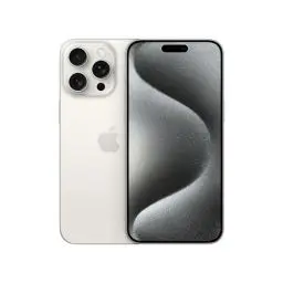 Produktbild: Apple iPhone 15 Pro Max (256 GB) - Titan Weiß