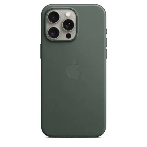 Produktbild: Apple iPhone 15 Pro Max Feingewebe Case mit MagSafe – Immergrün ​​​​​​​