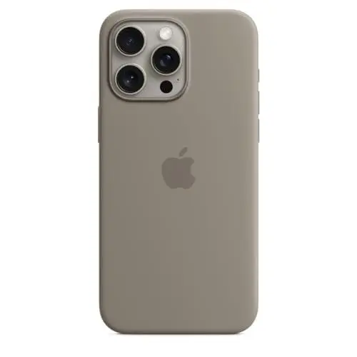 Produktbild: Apple iPhone 15 Pro Max Silikon Case mit MagSafe – Tonbraun ​​​​​​​