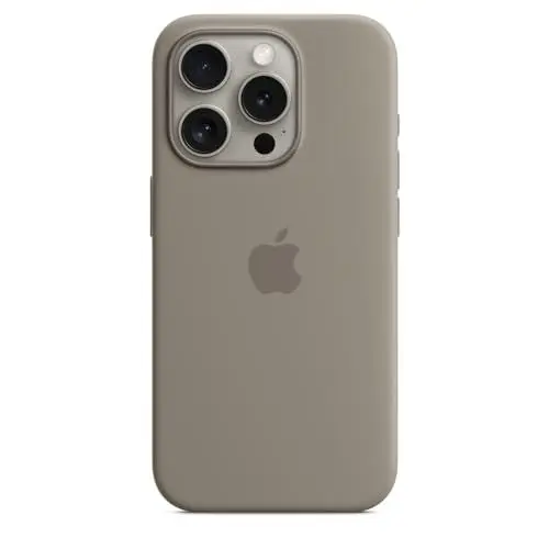 Produktbild: Apple iPhone 15 Pro Silikon Case mit MagSafe – Tonbraun ​​​​​​​