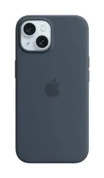 Produktbild: Apple iPhone 15 Silikon Case mit MagSafe – Sturmblau ​​​​​​​