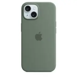 Produktbild: Apple iPhone 15 Silikon Case mit MagSafe – Zypresse ​​​​​​​