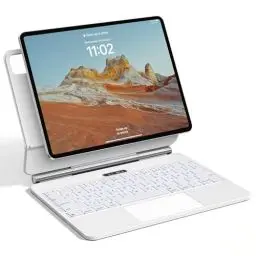 Produktbild: APPS2Car Magic Keyboard für iPad Pro 12.9,Magnetisch Schwebende iPad Pro-Hülle Mit Tastatur,Hintergrundbeleuchtete Bluetooth-Tastatur Mit Trackpad Für Apple iPad Pro 12.9(6., 5., 4., 3. Generation)