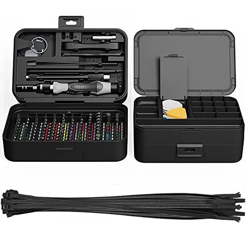 Produktbild: APRLIITY Feinmechaniker Schraubendreher Set, 132 in 1 Magnetische Feinmechaniker Werkzeug Set, Torx Schraubendreher Set für iPhone, Handys Elektronische DIY-Modelle, Smartphones, Laptop, Kamera