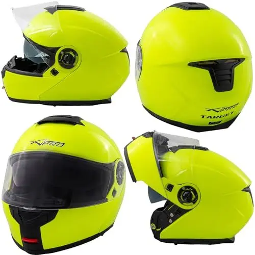 Produktbild: Klapphelm Helm Innensonnenblende Modular Motorradhelm Fluo XXL