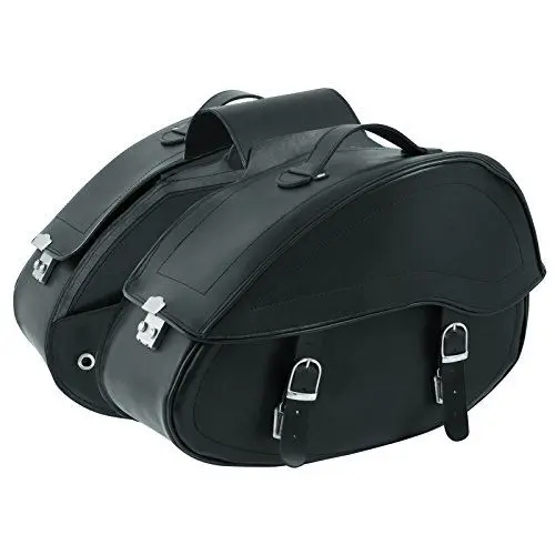 Produktbild: A-pro Saddle Bags Motorcycle Bikers Luggage Cruiser Heavy Duty 50x33x20cm