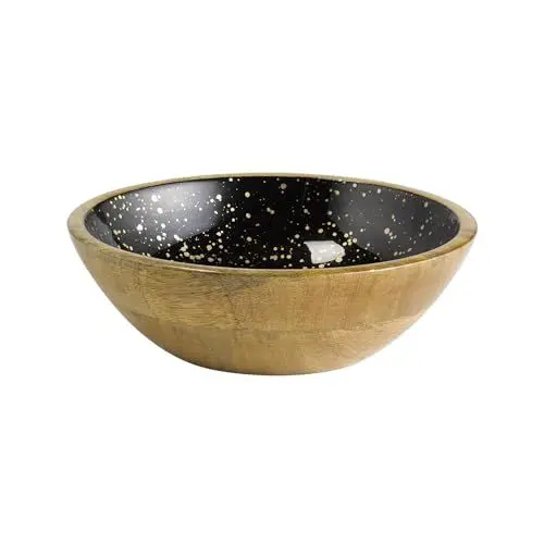 Produktbild: APS 1053 Schale MANGO, Mangoholz, Epoxidharzbeschichtung innen, Ø 24 cm, 1,1 Liter, Obstschale, Salatschüssel, Schüssel
