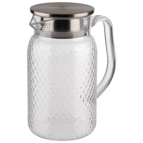 Produktbild: APS 10692 Saft-/ Wasserkanne in transparent Ø 10 cm, Höhe 19 cm, 1 Liter