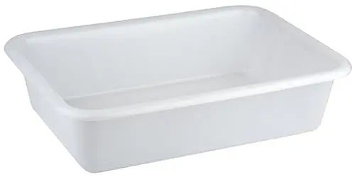 Produktbild: APS 11940 Wanne, Universalschüssel, Schüssel, Polyethylen, 25 Liter, 61 x 44 x 15 cm, weiß, Made in Germany