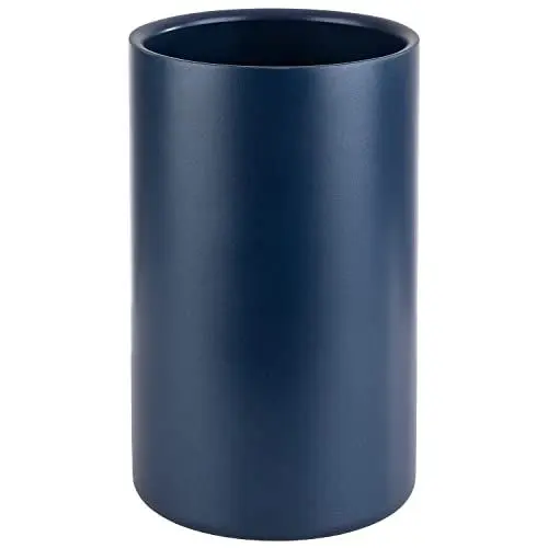Produktbild: APS 36126 Doppelwandiger Flaschenkühler/Weinkühler für Flaschen mit max. Ø 10cm, blau/außen Ø 12 cm, H: 20 cm