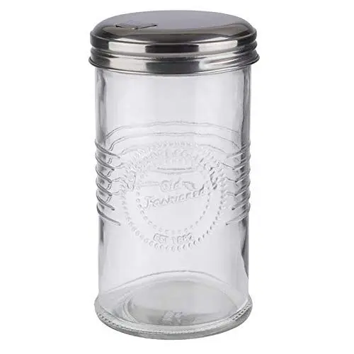 Produktbild: APS 40510 Zuckerdosierer -OLD FASHIONED, Ø 7,5 cm, H: 14 cm, Glas, 0,35 Liter, Schraubdeckel aus