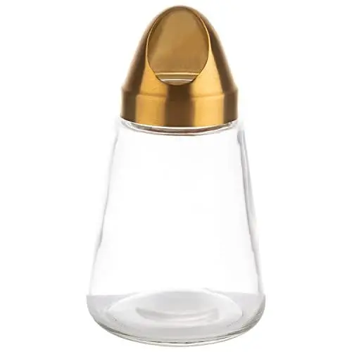 Produktbild: APS 40516 Snackspender, Behälter aus Glas, Schraubdeckel aus Edelstahl, Ø 8,5 cm, Höhe 15,5 cm
