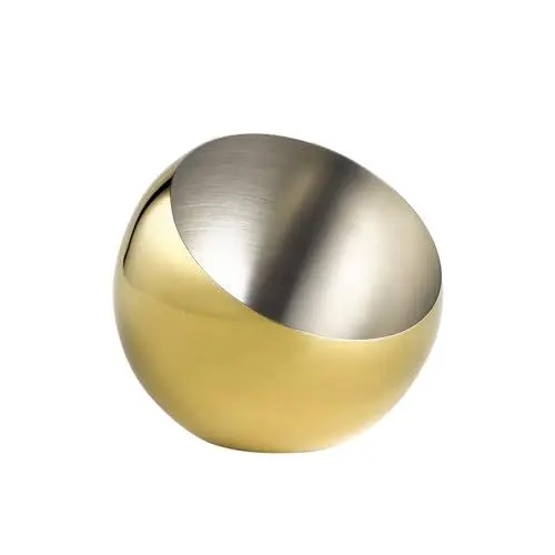 Produktbild: APS 40773 Schale SPHERE, Ø 16 cm, Höhe 15 cm, 0,8 Liter, Edelstahl, Gold-Look