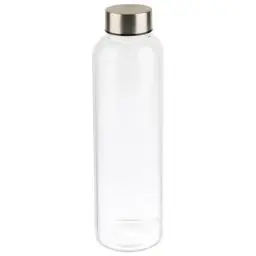 Produktbild: APS 66907 Trinkflasche/Glasflasche, 6,5 x 6,5, Höhe 23,5 cm, Ø 6,5 cm, 0,55 Liter, transparent