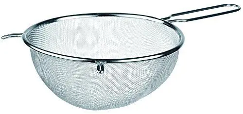 Produktbild: APS 74705 Passiersieb, Sieb, Ø 24 cm, Länge 41 cm, Edelstahl, feines Siebgewebe (ca. 6 Löcher pro 1 cm²)